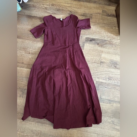 Pact Organic Fit & Flare Signature Scoop Dress - Picture 6 of 7